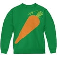 thumbnail image 1 of Halloween Vegetable Carrot Costume Youth Sweatshirt Green YSM, 1 of 2