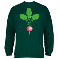 thumbnail image 1 of Halloween Vegetable Radish Costume Mens Sweatshirt Forest Green MD, 1 of 2