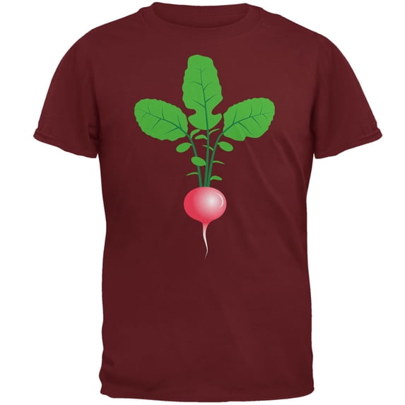 Halloween Vegetable Radish Costume Mens T Shirt