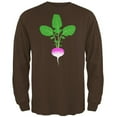 thumbnail image 1 of Halloween Vegetable Turnip Costume Mens Long Sleeve T Shirt Brown MD, 1 of 2