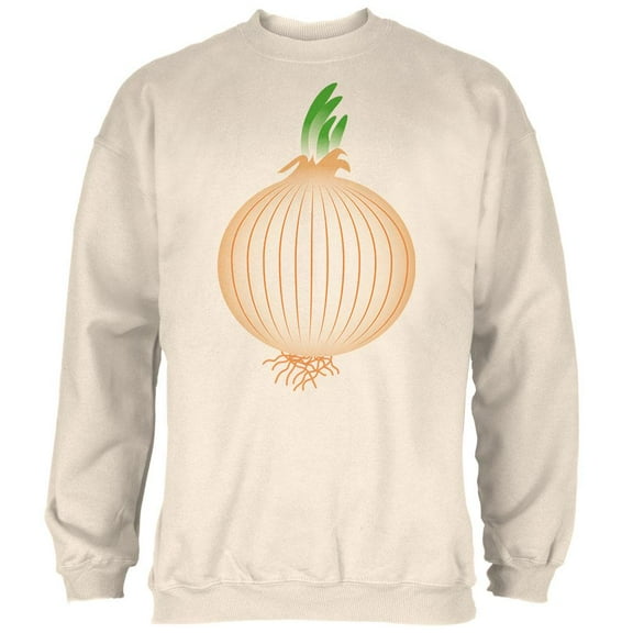 Halloween Vegetable Yellow Onion Costume Mens Sweatshirt Natural 2XL