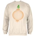 thumbnail image 1 of Halloween Vegetable Yellow Onion Costume Mens Sweatshirt Natural X-LG, 1 of 2