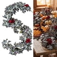 thumbnail image 1 of Halloween Vine, Artificial Grapevine Branch with Dark Maple Leaves for Home Decor, Flexible Vine for Halloween Home Styling Enthusiasts, 1 of 8