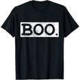 thumbnail image 1 of Halloween Vintage Boo Funny Gift T-ShirtMen and women, Black T-shirt, size: Extra large, 1 of 4