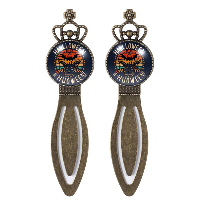 Halloween Vintage Copper CrownShaped Bookmarks Stainless Steel Book
