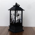 thumbnail image 1 of Halloween Vintage Lantern, Halloween Decoration Battery Operated LED Lighted Halloween Lantern with Flying Witch and Pumpkin for Halloween Party Haunted House Home Decor, 1 of 7