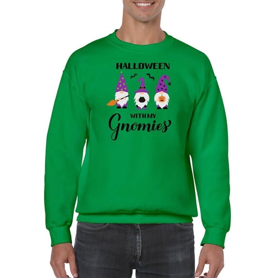 Halloween W My Gnomies Sweatshirt Men -Image by Shutterstock, Male Small