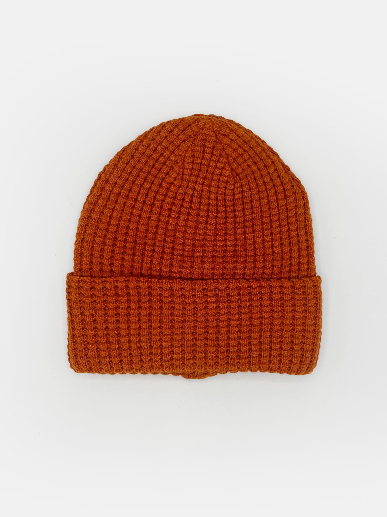 Halloween Women's Waffle Beanie Hat from Way To Celebrate, Orange