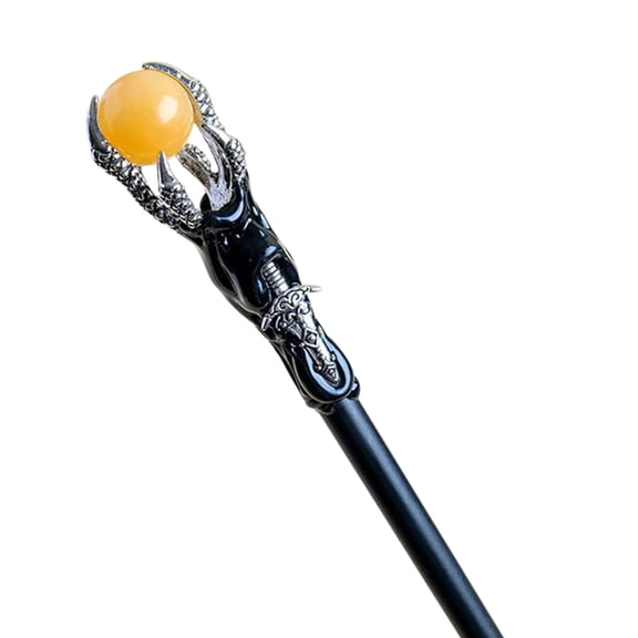 Halloween Walking Canes with Dragon Claws, Wizard Orb Wand Staff Scepters for Pretend Play & Party Decorations