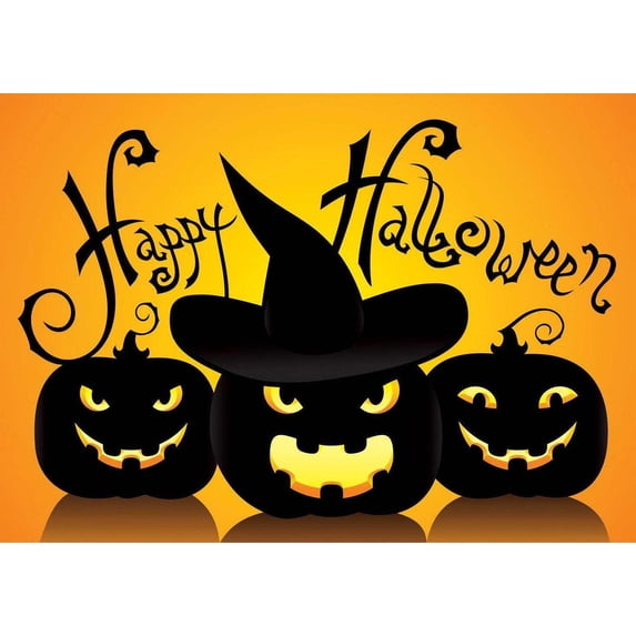Halloween Wall Art Print, Seasonal Spooky Wall Art Decor - Walmart.com