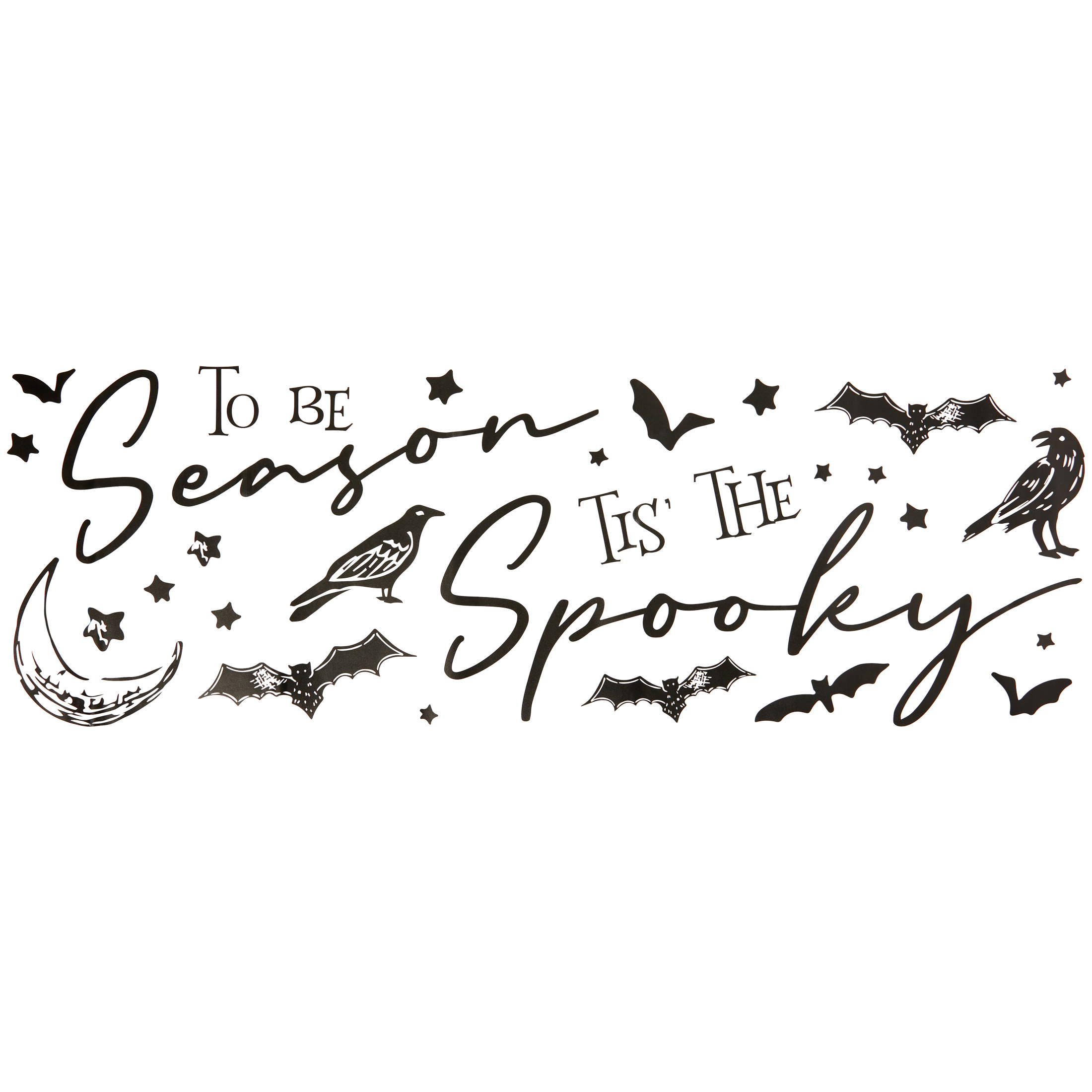 Halloween Wall Art, Spooky Season, Adult, 27.5 in x 9.75 in, by Way To