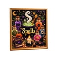 thumbnail image 1 of Halloween Wall Decor Diy Bead Art Kit with Crystal Glass Beads, Spooky Halloween Decorations for Haunted House Decor and Fall Wall Decor, Craft Kit for Adults with 2 Framed 8X8, 1 of 8