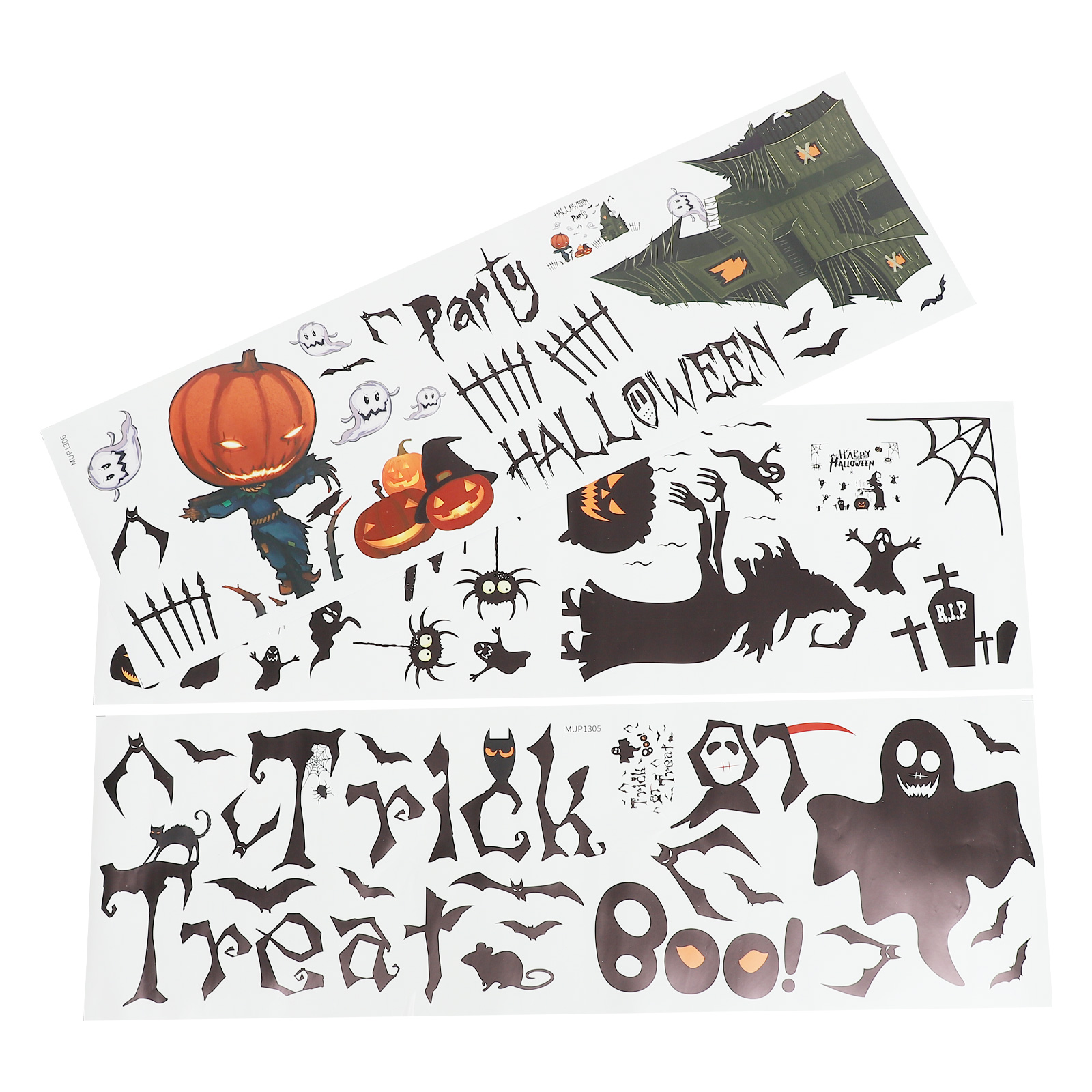 Halloween Wall Sticker Stencils for Painting on Walls Creepy Window