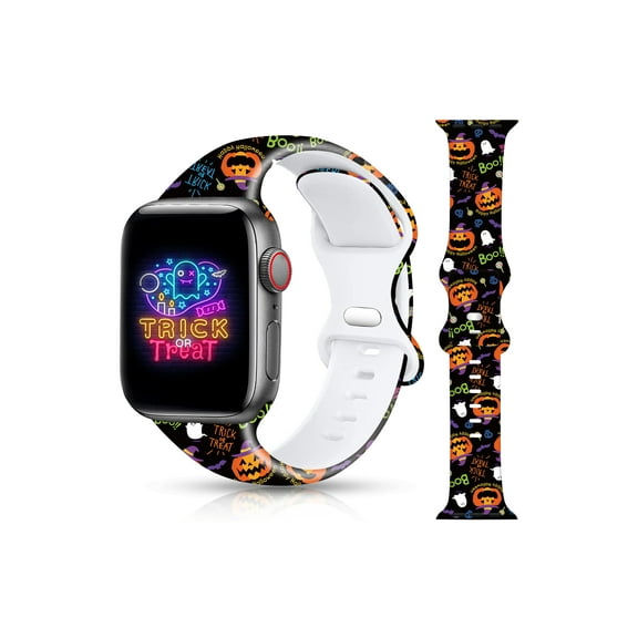Halloween Watch Band Compatible with Apple iWatch 38/40/41mm 42/44/45/49mm