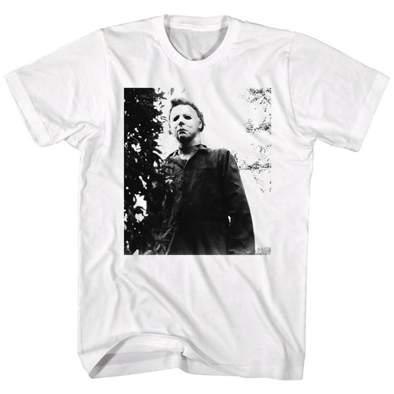Halloween Watching White Adult T-Shirt