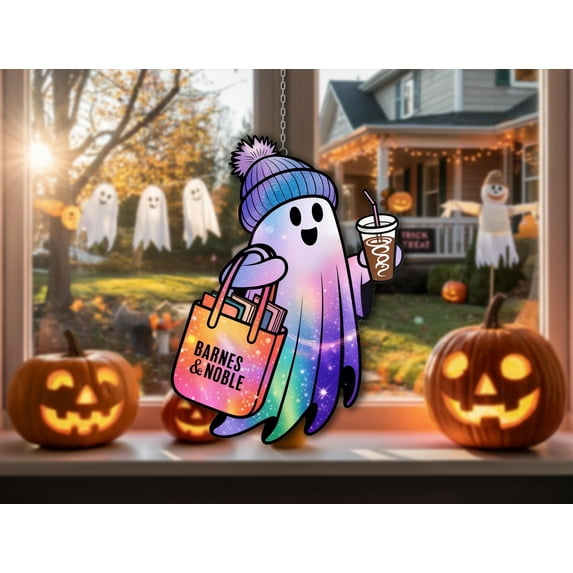 Halloween Wavy Acrylic Decoration Cute Ghost Shopping – Unique Cute Style for Fall & Halloween