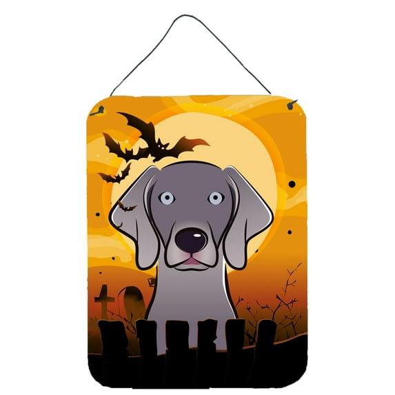 Halloween Weimaraner Wall or Door Hanging Prints