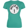 thumbnail image 1 of Halloween Weirdo 1 One Women's Juniors Soft T Shirt, 1 of 5