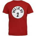 thumbnail image 1 of Halloween Weirdo 2 Two Red Adult T-Shirt - 2X-Large, 1 of 1
