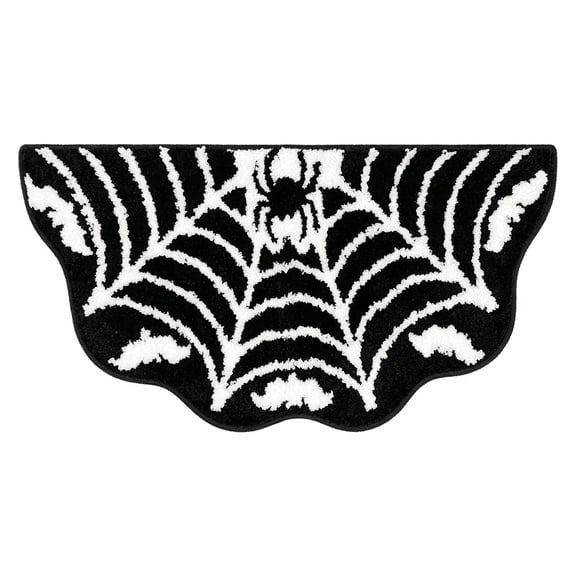 Halloween Welcome Mat - Spooky Non Slip Absorbent Soft, Indoor Outdoor Door, Soft Seasonal Floor Rug for Front Door Porch Bathroom Kitchen