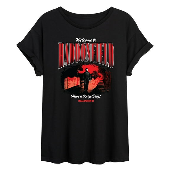Halloween - Welcome To Haddonfield - Women's Oversized Graphic T-Shirt