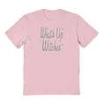 thumbnail image 1 of Halloween Whats Up Witches Graphic Light Pink Men's Cotton T-Shirt, 1 of 1