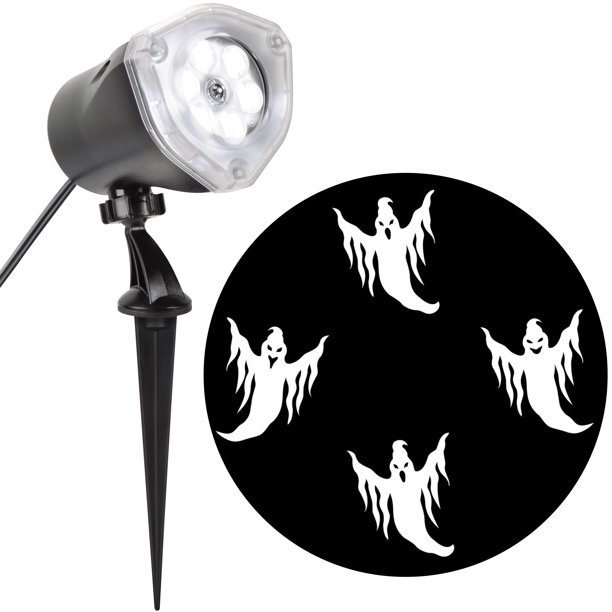 Halloween Whirl-a-Motion Ghost LED Projector Lights by Lightshow