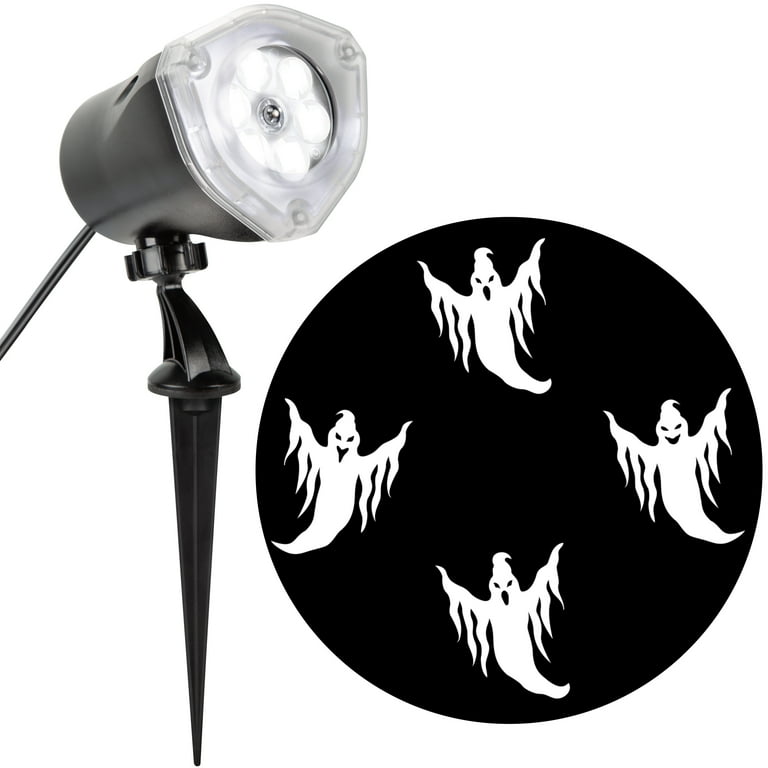 Halloween Whirl-a-Motion Ghost LED Projector Lights by Lightshow