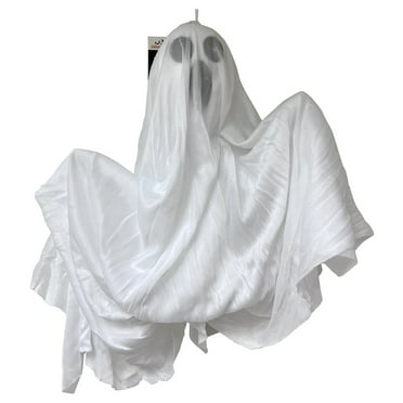 WAY TO CELEBRATE! Halloween Hanging Ghost Decoration, White - Walmart.com