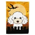 thumbnail image 1 of Halloween White Poodle Flag Canvas House Size, 1 of 4