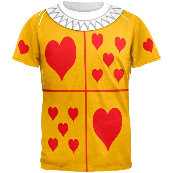 Halloween White Rabbit Classic Wonderland Costume All Over Adult T-Shirt - 2X-Large