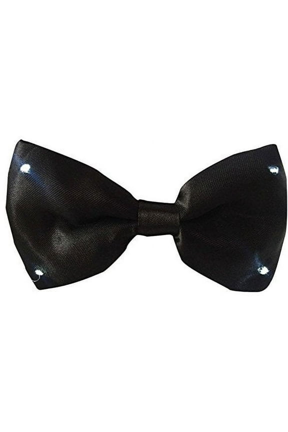 Men's Light Up LED Bow Tie, Black, 1