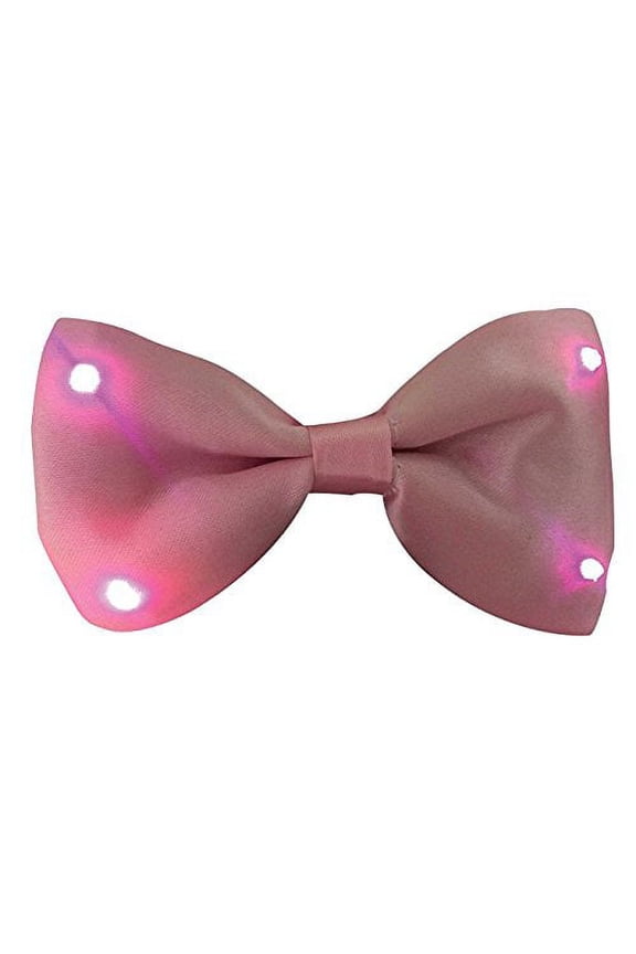 Light Up LED Bowtie(Pink)