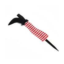 Halloween Wicked Witch Legs Prop Decor Outdoor Indoor Spooky Yard Stake Funny Upside Down Witch Legs Halloween Party Decoration for Home Porch Garden Haunted House Display Accessories