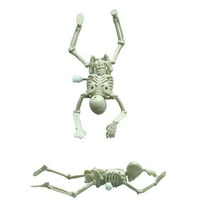 Halloween Wind-Up Crawling Skeleton Bone-Chilling Animated Model with Creepy Motion for Spooky Decor