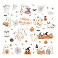 thumbnail image 1 of Halloween Window Clings 56Pcs Cute Ghost Pumpkin Reusable Static Stickers Decals for Glass Decor, 1 of 6