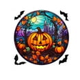 thumbnail image 1 of Halloween Window Decals - 9.5 Inch Removable Static Cling Stickers (3D Scary Ghost Decor for Glass Doors/Windows), 1 of 6