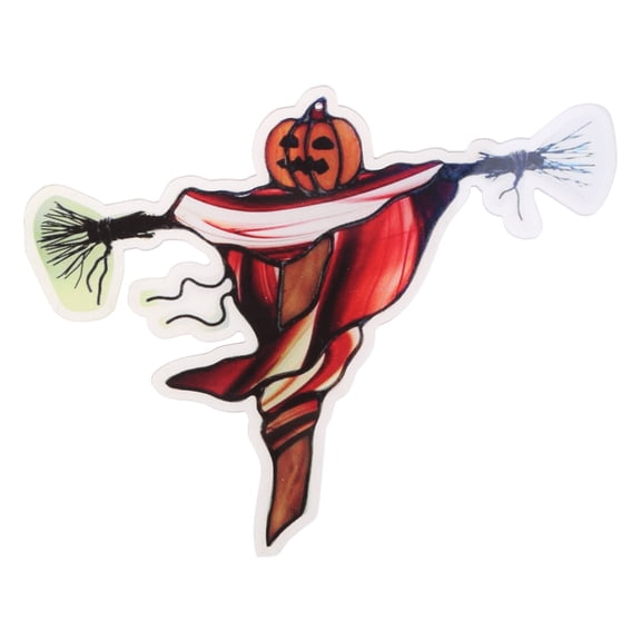 Halloween Window Decor Acrylic Waterproof Vivid Ghost Bottle Hanging Pendant Suncatcher for Home Halloween Decoration