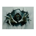 thumbnail image 1 of Halloween, Window Sticker, Giant Horror, Silhouette Window Sticker, Party Decoration, 1 of 5