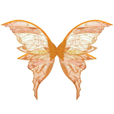 ​​Halloween with Elastic Straps - 70in Fairy for Adult Costumes, Festival Accessories, Glitter Butterfly Halloween Party Decor​​