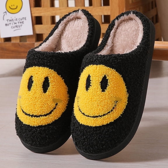 Halloween Winter Cotton Slippers Women & Men Indoor Home Plush Warm Slippers