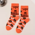 thumbnail image 1 of Halloween Winter Sock Novelty Pumpkin Crew Socks for Women Funny Ghost Bat Cotton Cosplay Costume Props, 1 of 3
