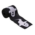 thumbnail image 1 of Halloween Wired Edge Ribbon, 5 Yard Bat Spider Web Ghost Dots Printed Ribbons Wrapping Ribbon for Halloween Party Decoration Wreath DIY Craft, 2.5inch wide, 1 of 5