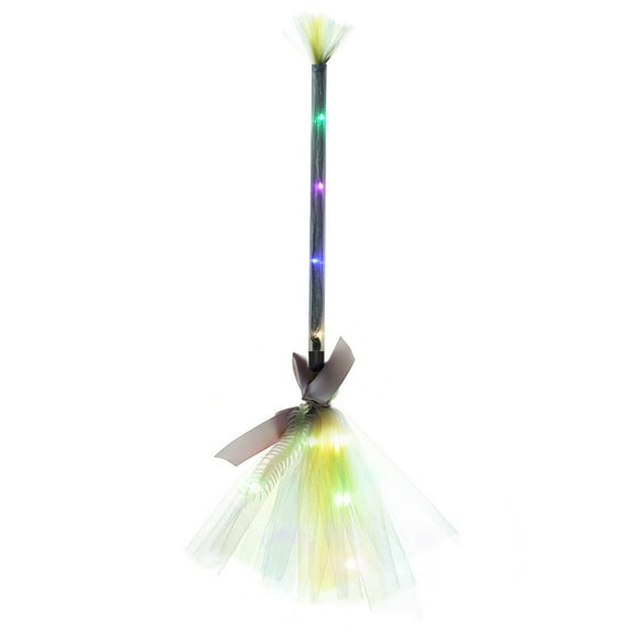 Halloween Witch Broom Party Dancing Broom Real Flying Broom Night Haunted Witch Game Dress up Halloween Decoration Party Supplies