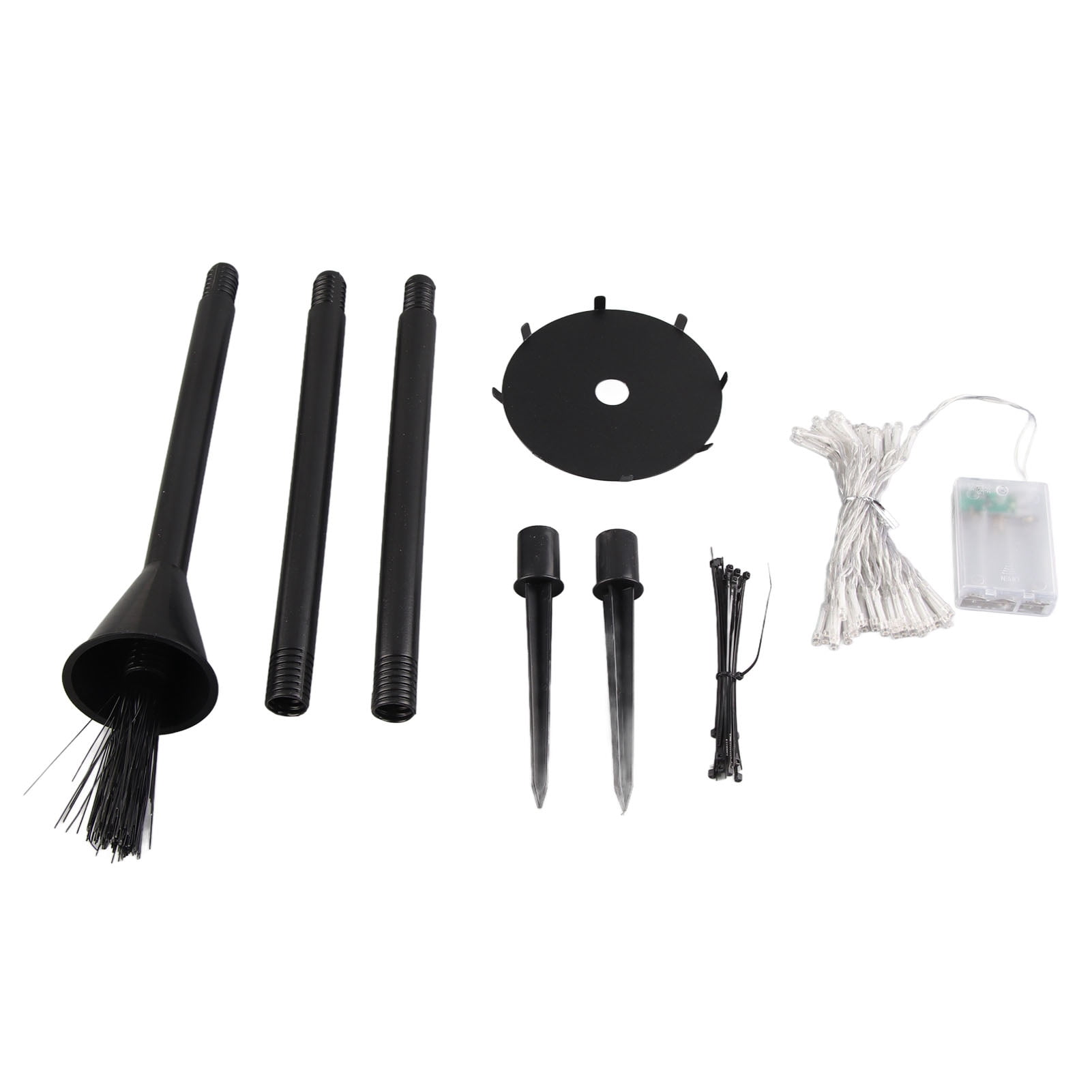 Halloween Witch Broomstick Pathway Markers Lawn Light Lighted