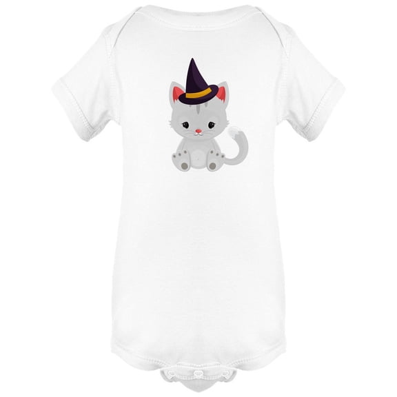 Halloween Witch Cat Bodysuit Infant -Image by Shutterstock, Newborn