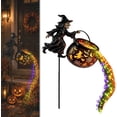 thumbnail image 1 of Halloween Witch Cauldron Garden Light, Waterfall-Style Enchanted Cauldron Decoration with Multicolor LED Projection, Outdoor Yard Stake for Lawn Porch Patio Walkway, Spooky Party Decor (1PC), 1 of 7
