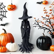 Halloween Witch Decor, Resin Figurine Statue for Home Decoration Tabletop Display