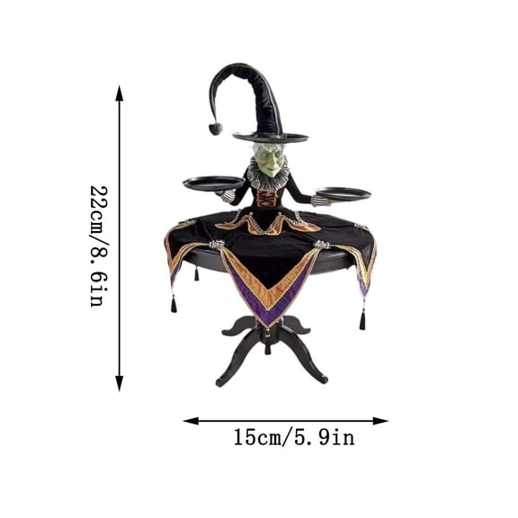 Halloween Witch Display Stand Spooky Decorative