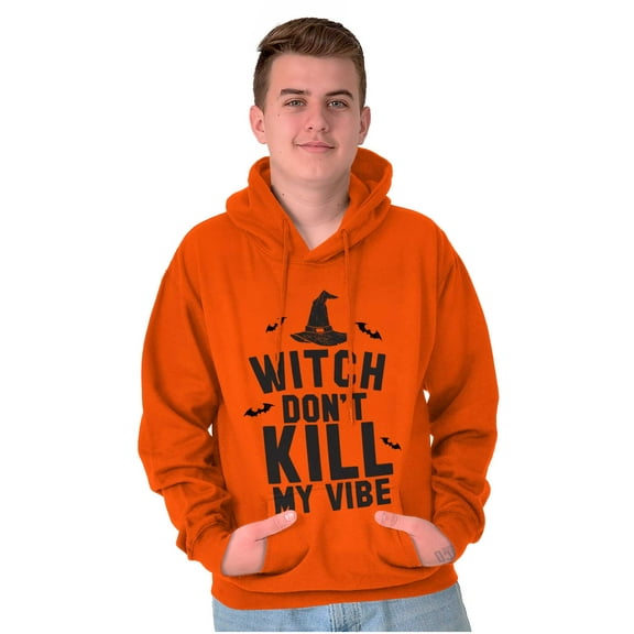 Halloween Witch Don't Kill My Vibe Hoodie Sweatshirt Women Men Brisco Brands S